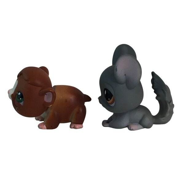 Littlest Pet Shop LPS 4 Guinea Pig 144 Chinchilla 2698 Russel Ferguson Hedgehog - Picture 8 of 11